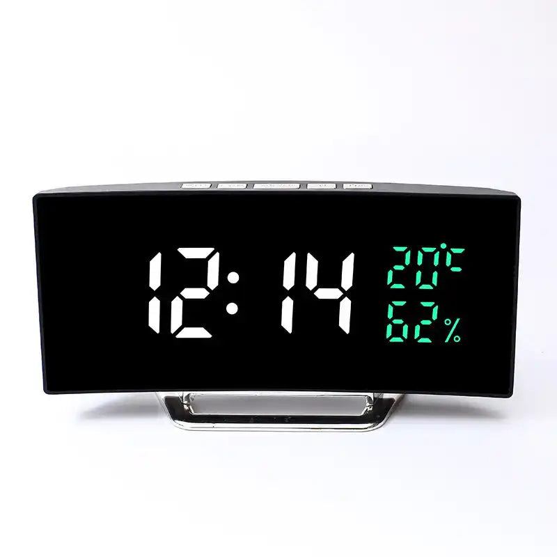 reveil horloge miroir électronique enfant – réveil numérique led avec affichage miroir