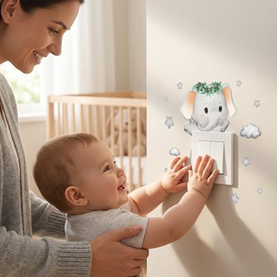 stickers muraux enfant kidsticker elephant