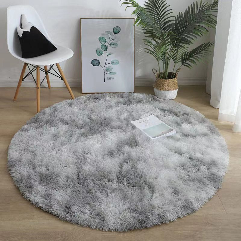 tapis chambre enfant rond gris claire RondCarpet