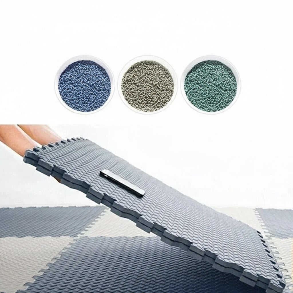 tapis puzzle sensorimat gris antidérapant