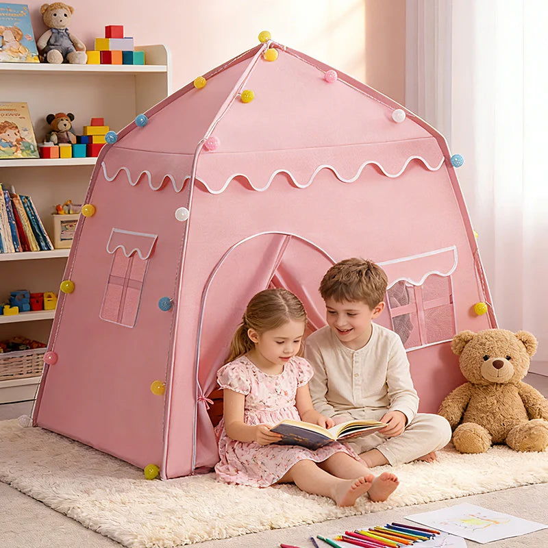 tente cabane enfant pliable cabane de jeu intérieure et extérieure secrethideout