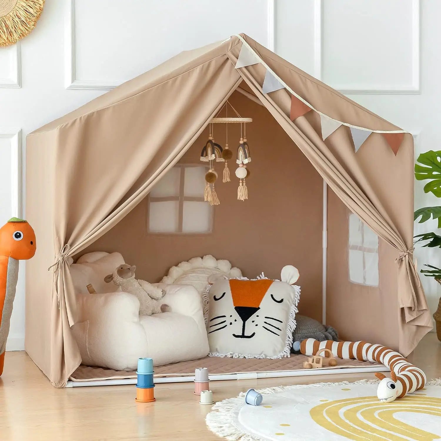tente de jeu extra large enfant cabane maison 130 cm widehouse