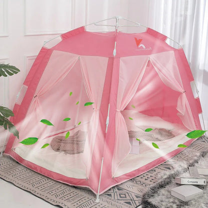 tente de lit enfant à ouverture automatique tente moustiquaire bedtent rose