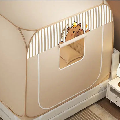 tente de lit enfant yourte bedyurt rectangulaire beige