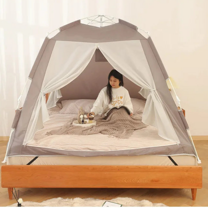 tente de lit enfant tente moustiquaire bedtent grise sur lit