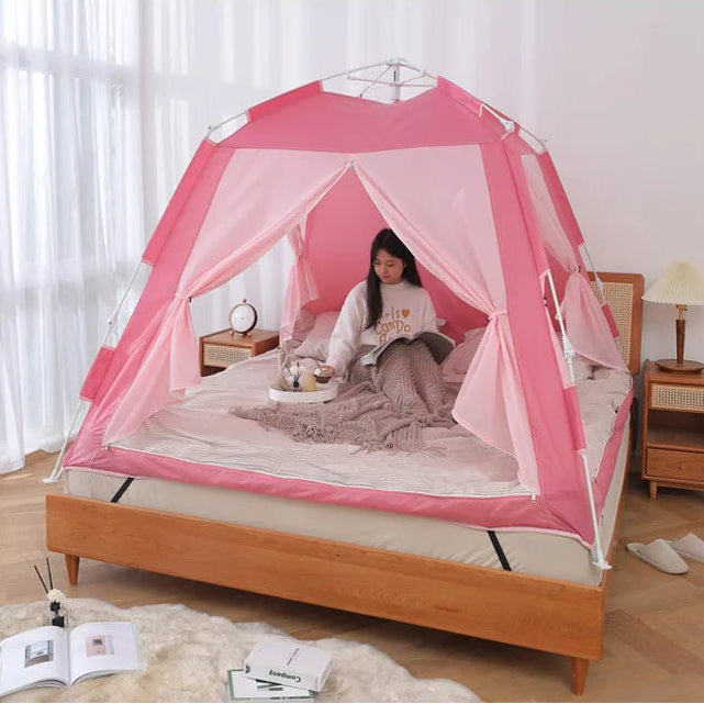 tente de lit enfant tente moustiquaire bedtent rose sur lit