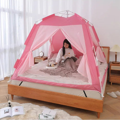 tente de lit enfant tente moustiquaire bedtent rose sur lit