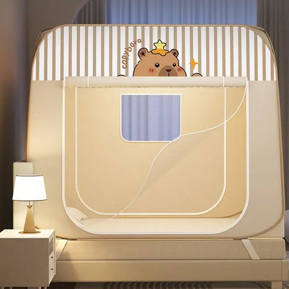 tente de lit enfant yourte bedyurt rectangulaire beige