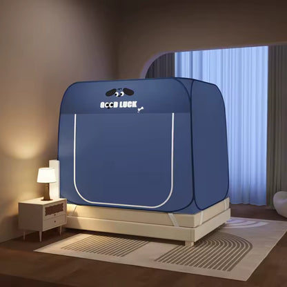 tente de lit enfant yourte bedyurt rectangulaire bleu