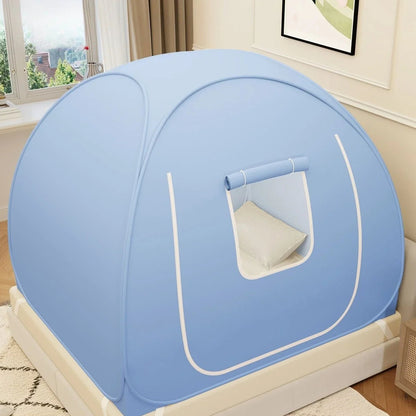 tente de lit enfant yourte bedyurt rond bleu clair