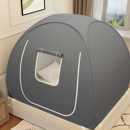 tente de lit enfant yourte bedyurt rond gris