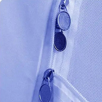 tente de lit enfant yourte détails fermeture zip