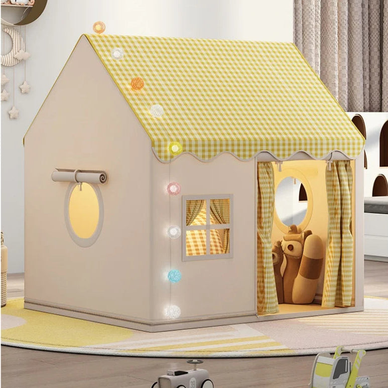 tente enfant CabanePliante jaune