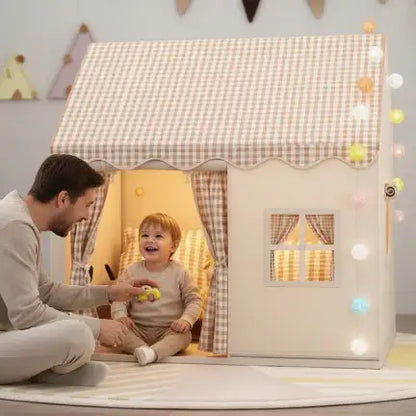Tente enfant avec enfant et parent 