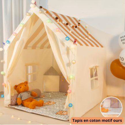 tente enfant magicnest avec tapis