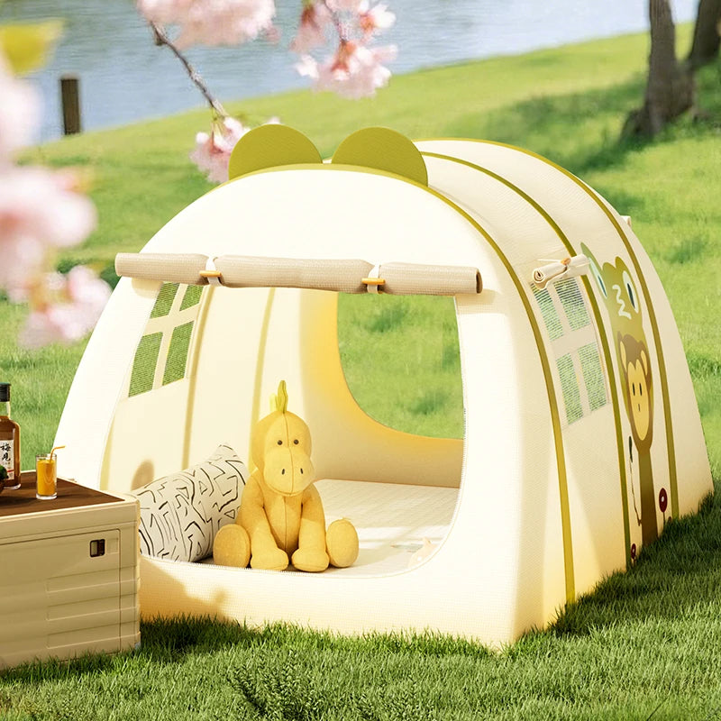 tente enfant maison de jeu playcastle plusieurs portes