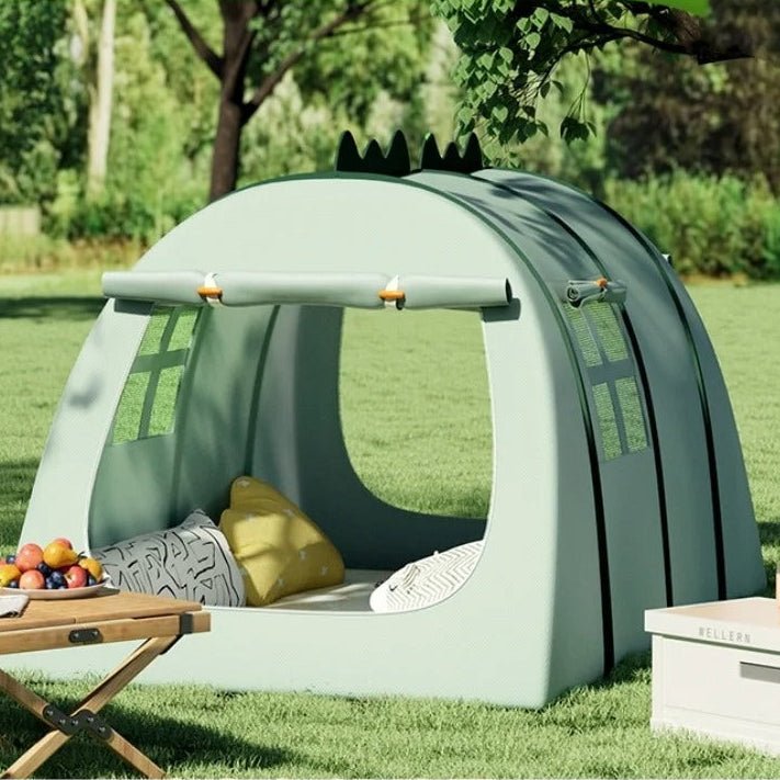 tente enfant maison de jeu verte playhouse au parc