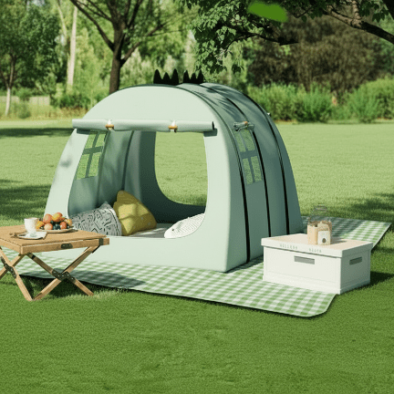 tente enfant maison de jeu verte playhouse