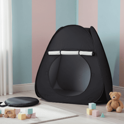 tente enfant sensorielle sensoritent au salon