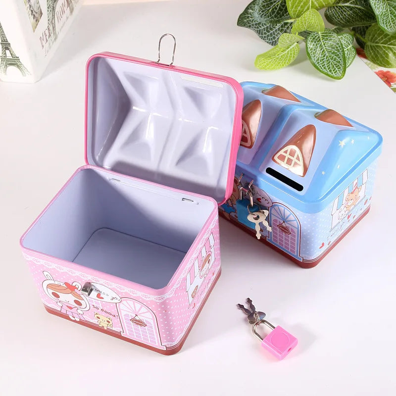 tirelire enfant maison bankbox ouverte