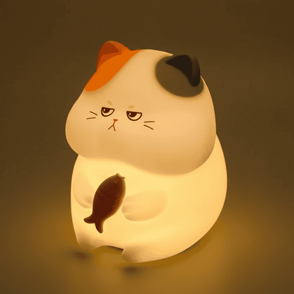 veilleuse chat greedy - veilleuse silicone enfant rechargeable - Mon Univers Enfant