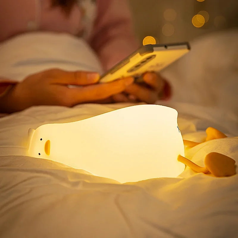 veilleuse enfant canard compagnon de nuit