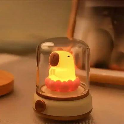 veilleuse enfant capybara jaune
