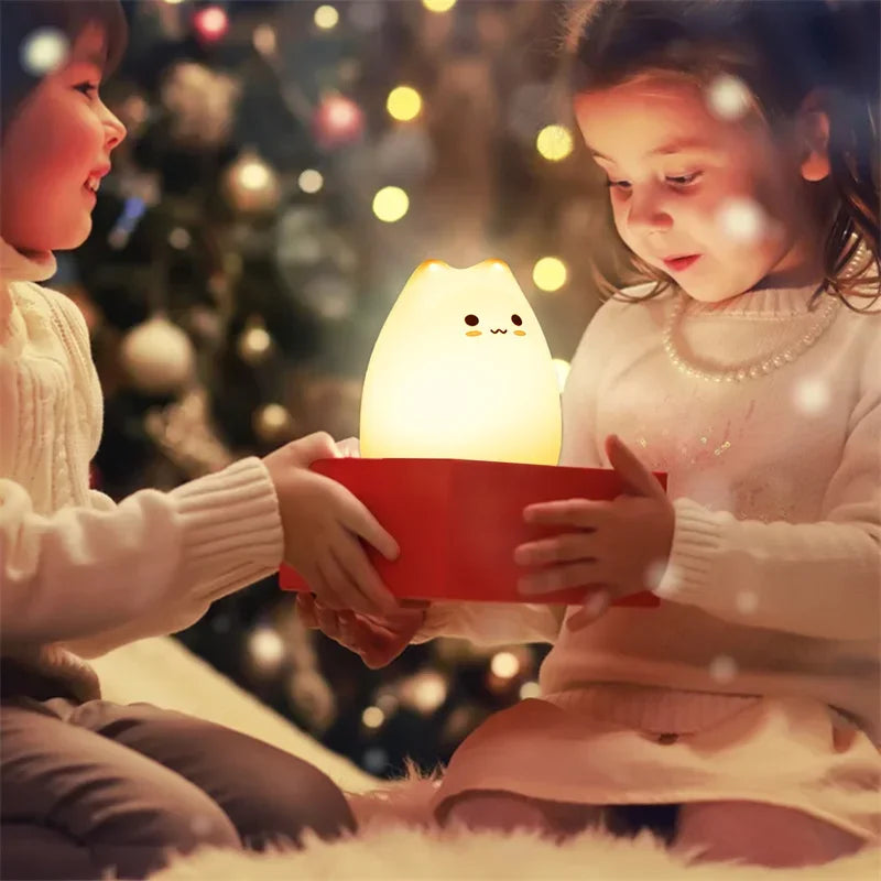 veilleuse enfant chat ami fidèle