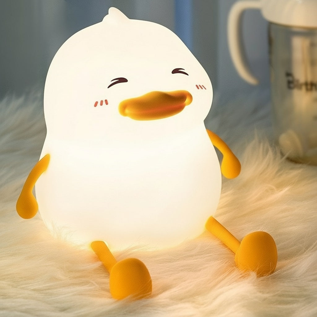 veilleuse enfant doucenuit canard assis joyeux