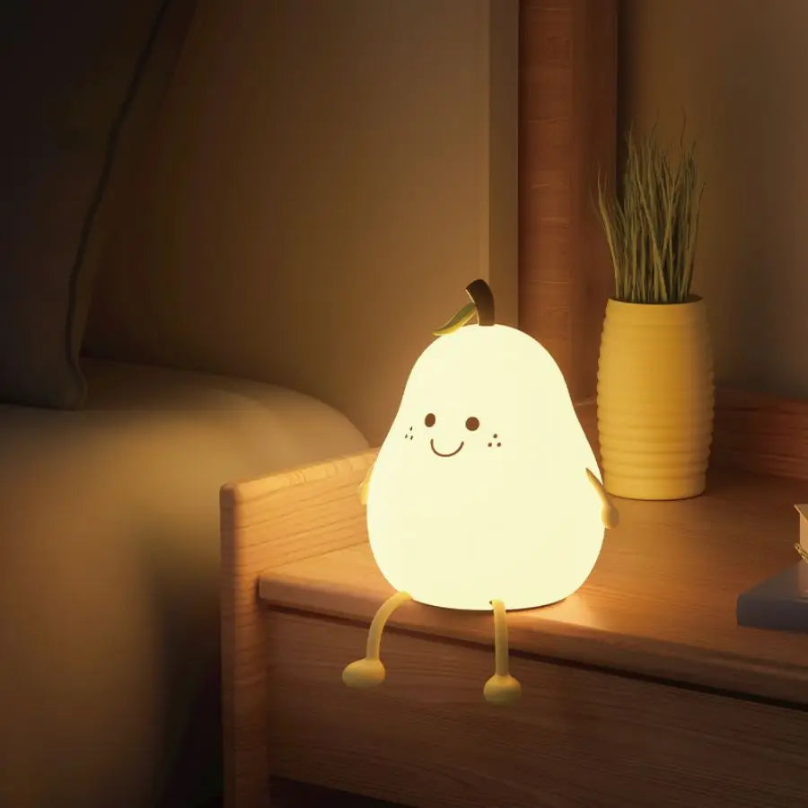 veilleuse enfant poire douce lumière 